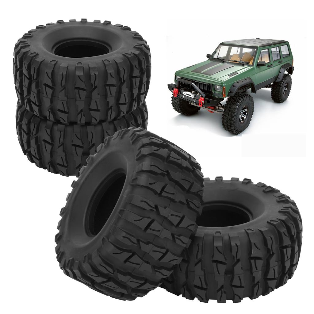 4pcs Universal Rubber Tire Skin RC Model Car Tyre Skin Replacement Accessories 135 62mm