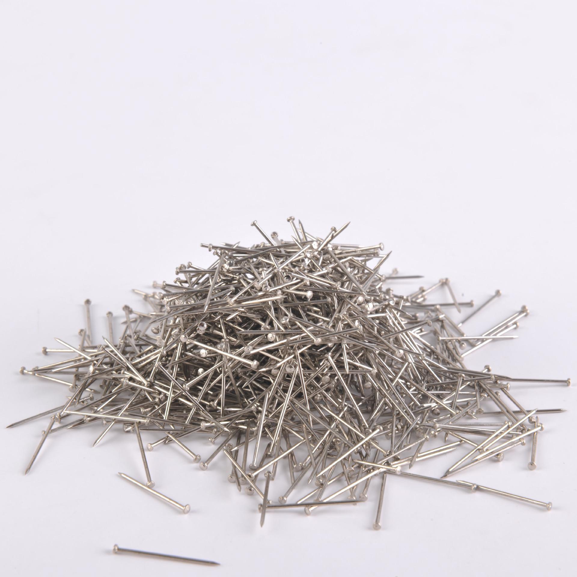 

Nickel-Plated No. 2 Thumbtacks, 0.7*20mm Office Fixing Pins, Bulk Steel Bead & Positioning Pins