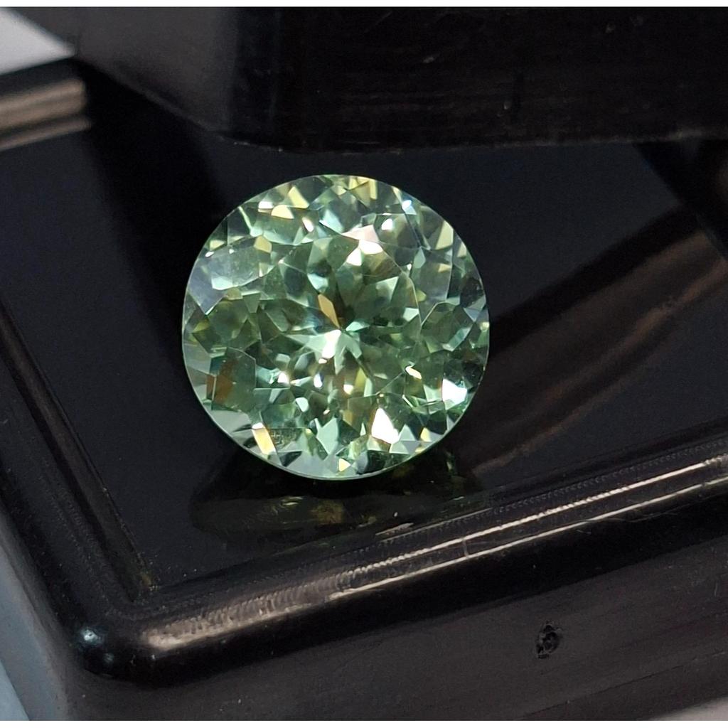 Natural Amazing Green Sapphire 4-6 Ct Round Certified Stunning Loose Gemstone