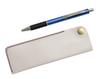 Takizawa White Pen Case with Metal Pitch Grip Ballpoint Pen Set Hook-and-Loop & (Blue), 5-Pack, T23-NK01W-WZ2067BP-L-5