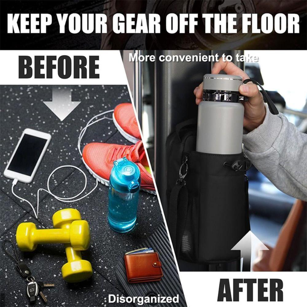 Magnetische Wasserflaschentasche mit großer Kapazität Multi-Taschen Magnet Sporttasche Outdoor-Sportarten