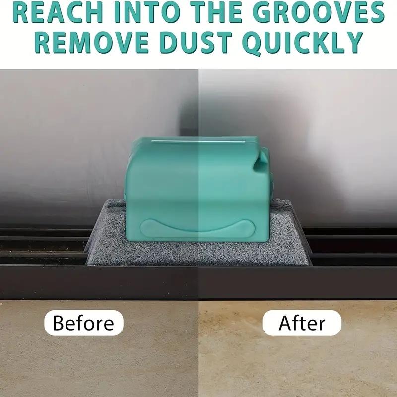 Criativo janela sulco pano de limpeza escova slot mão multiuso porta lacuna teclado escova de cozinha ferramentas para casa