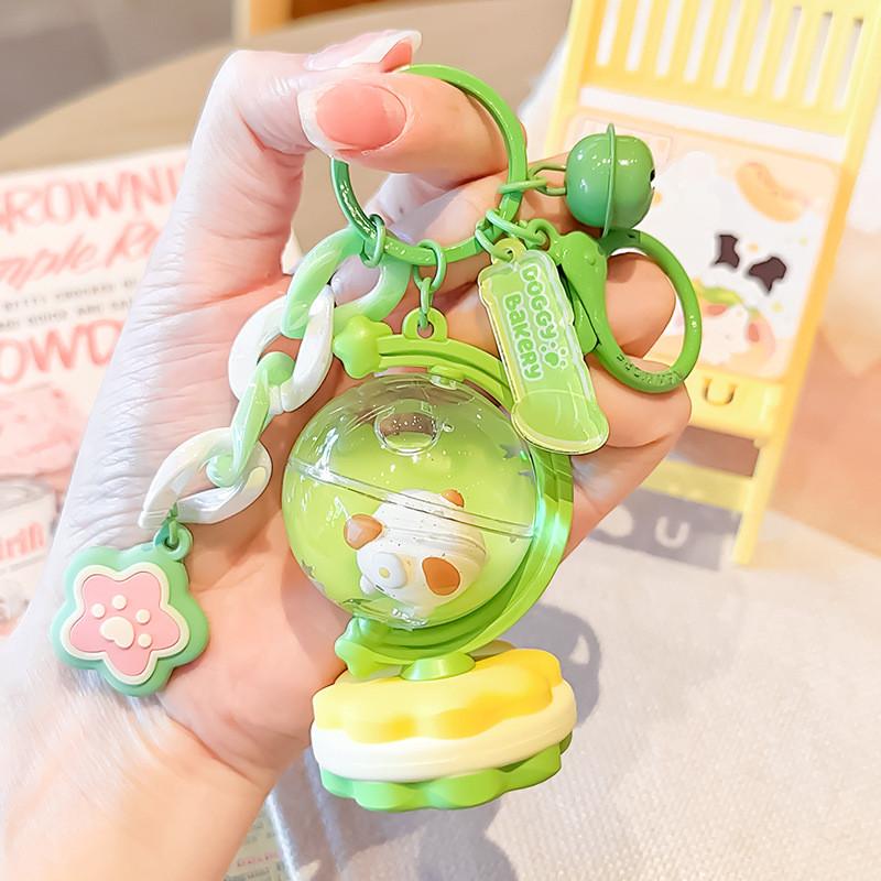 Paw Cute Patrol Dreamy Oil Globe Cartoon Keychain Pendant Schoolbag Pendant