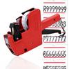 MX-5500 8 Dígitos Pistola Manual Etiquetadora de Precios Etiquetadora Pegatinas Papel para Etiquetas + 1 Rodillo de Tinta Máquina Manual para Etiquetas de Precios Aleatoria