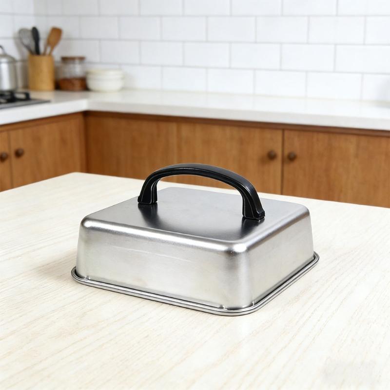 Tapa Cuadrada para Asar Tapa para Derretir Queso de Acero Inoxidable Tapa para Cocinar al Vapor Accesorios para Plancha Parrilla para Barbacoa Cocina