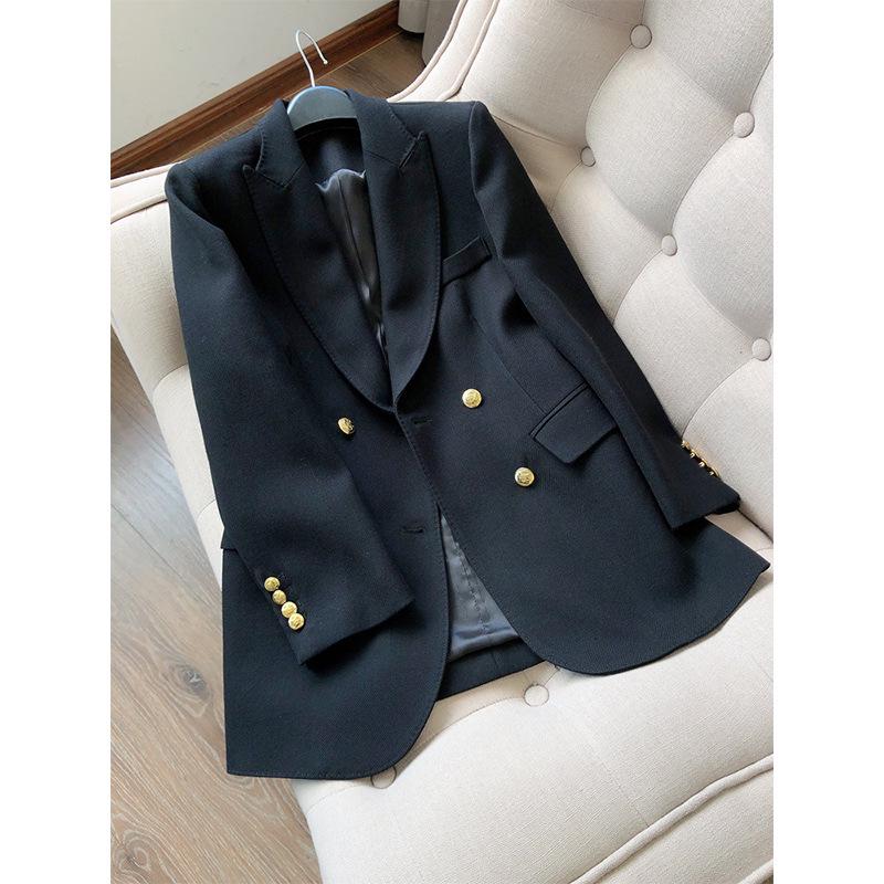 Women's Slim-Fit Wool Blazer - Versatile for Spring & Autumn 2025