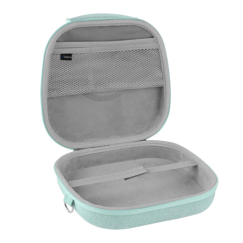 Geekria Case Shield Headphone Case, Compatible Hard Case for Travel, Hard Shell Case for Apple AirPods Max, with Storage Pouch (Green)