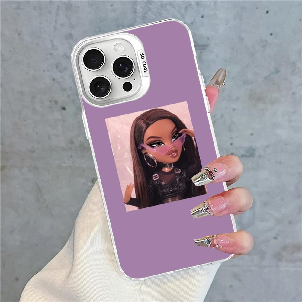 Lovely Doll Bratz Phone Case For IPhone 16 15 14 13 12 11 Pro Max X XR XSMAX 8 7 Plus Matte Shockproof Back Cover