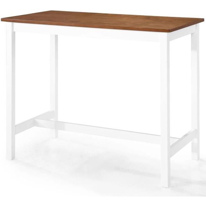 VidaXL Table de bar Bois massif 108x60x91 cm 245548