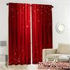 Flat Printing Jit Curtains Without Rod Curtain Sparkles Popular Pattern Versatile Polyester Gifts Set Of 2 Made