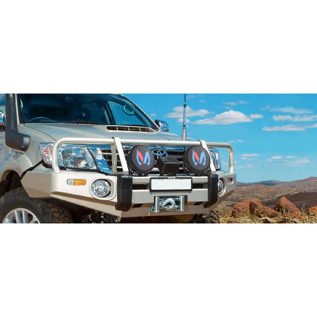 7/9 Tommers Svart LED Pods Beskyttelsesdeksel, LED Kube Lysdeksel Beskyttende Lysbar Offroad Lys Kjøre Tåkelys Linsecover