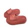 Summer wear super thick bottom one word EA slippers new simple and versatile comfortable height increase cool slippers women