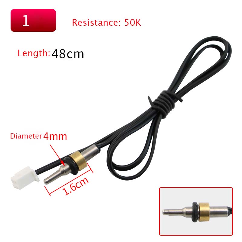 Household Gas Water Heater Temperature Sensor Resistance 10K 50K Water Inlet and Outlet Thermostatic Temperature Probe