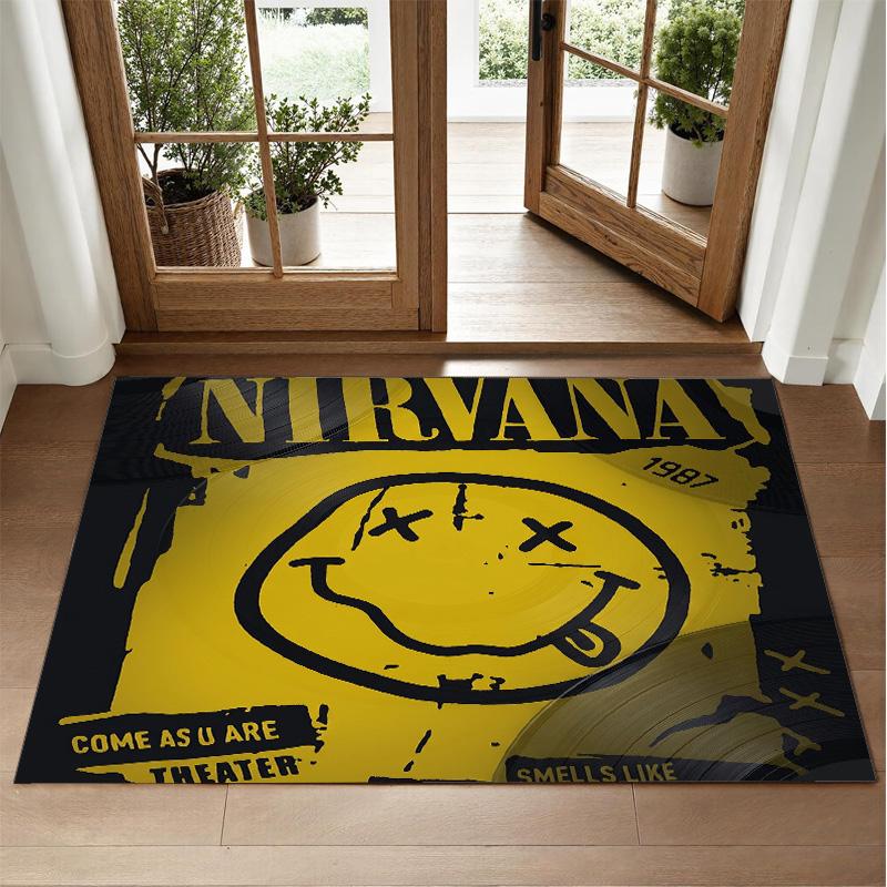 Nirvana Design Crystal Velvet Rug Soft Decorative Mat for Bedroom Entrance