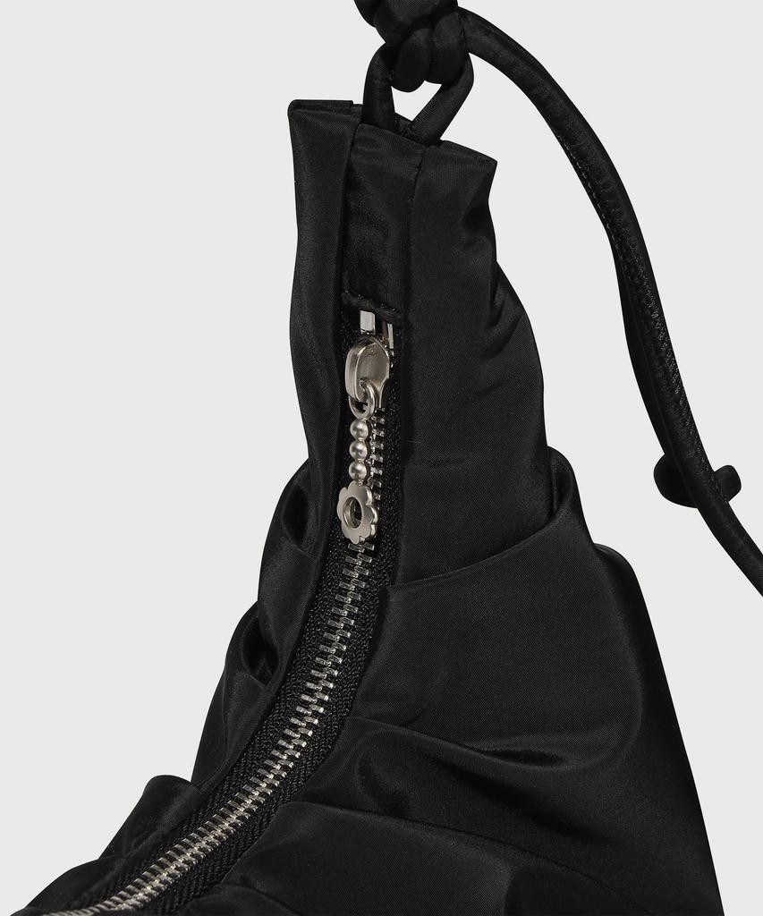 Covernat Woman Clover Heart String Hobo Bag Black