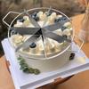 Stainless Steel Cake Divider 6/7/8 Divisions Non Stick Round Pastry Cheese Pizza Cutting Press Tool With Side Handles