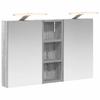 Bathroom Cabinet Set 3 Pcs 80 X 10.5 X 50 Cm Engineered Wood