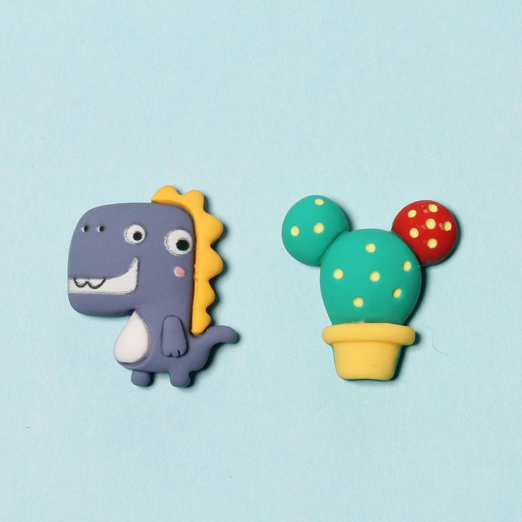 Cartoon Animal Resin Figurines: DIY Jewelry, Hair Accessories, Storage Box, and Phone Case Patches.