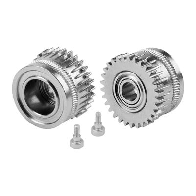 K1 M EXTRUDER DİŞLİSİ için Tüm Metal Filamentlerden Oluşan Tahrik Dişlisi Yüksek Sertlikli 3D Yazıcı Parçası