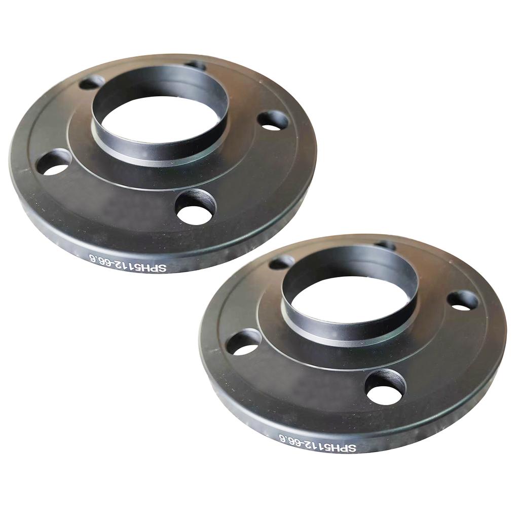 2PCS Wheel Adapters Spacer 5x112 CB 66.6mm For Mercedes Benz Widener Forged Aluminum Thin Style for Enhanced Vehicle Performance
