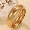 European and American Cold Wind Plain Ring Open Bracelet Women Exaggerated Retro Light Luxury High-end Wide-sided Bracelet Bracelet Bracelet