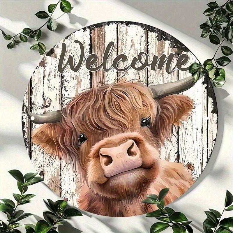 Wall Metal Decorative Paintings for Kitchen Farm Cafe Interior