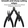 Crimping Function Split Ring Pliers Opening/Closing Flush Cut Jump Ring Pliers One-handed Operation Steel Cutting pliers