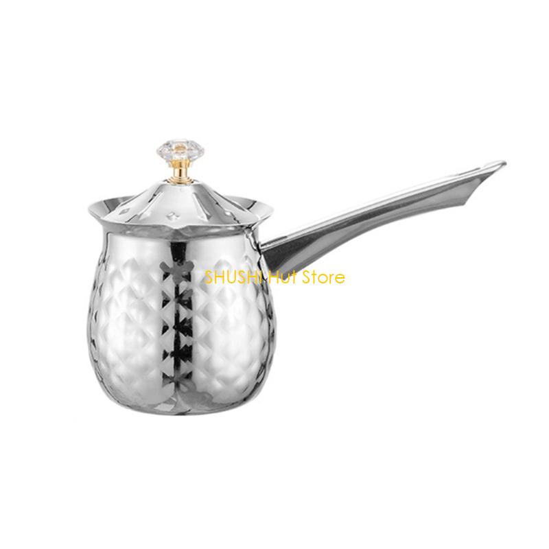 Versatile Stainless Steel Non Slip Small Pots Milk Jugs Milk Frothing Cups D57B