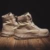 Martin Boots Men's Breathable Sand Canvas Boots Men's High-top Shoes Tooling Outdoor Hiking Shoes