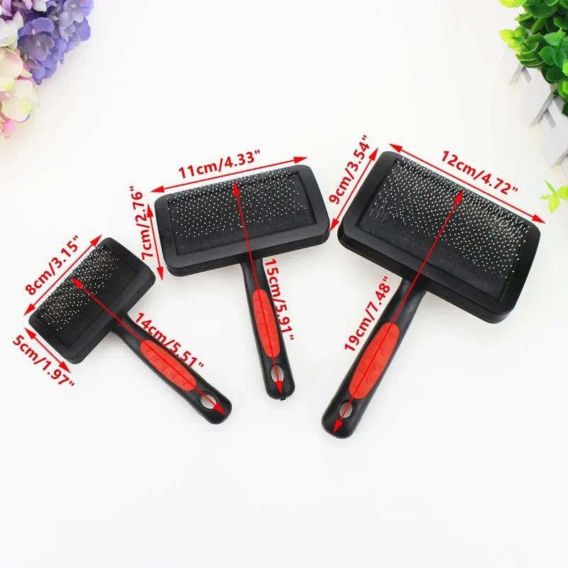 Pet Grooming Tool: Needle Comb for Shedding Hair Remove, Slicker Massage, Dog and Cat Supplies, Protective Pet Accessories
