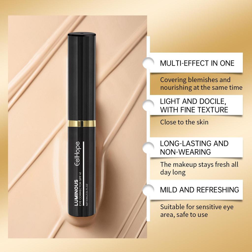 Eye Concealer Repair Liquid Lightening Dark Circles Shadow Matte Highlight Stick Hydrating Tinted Luminous Eyes Corrector Cream
