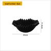 Luxury Black Ceramic Fruit Bowl - French Tabletop Decorative Tray