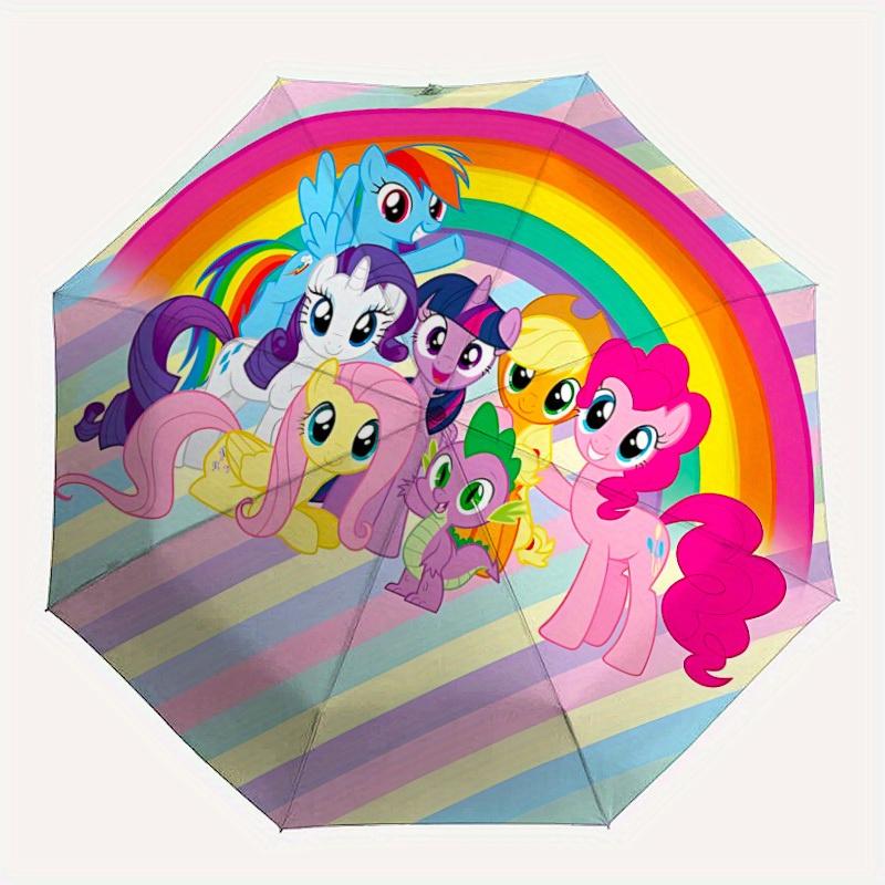 

1pc My Little Pony Automatic Umbrella 8-Bone Design Compact Gear for Outdoor Travel, Perfect Gift for Friends or Family yy280828166