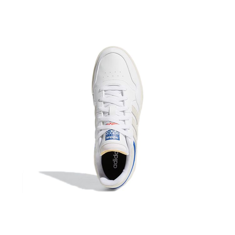 Adidas Hoops 3.0 Chalk White Unisex Sneakers Cloud-White Core-Black GZ1346