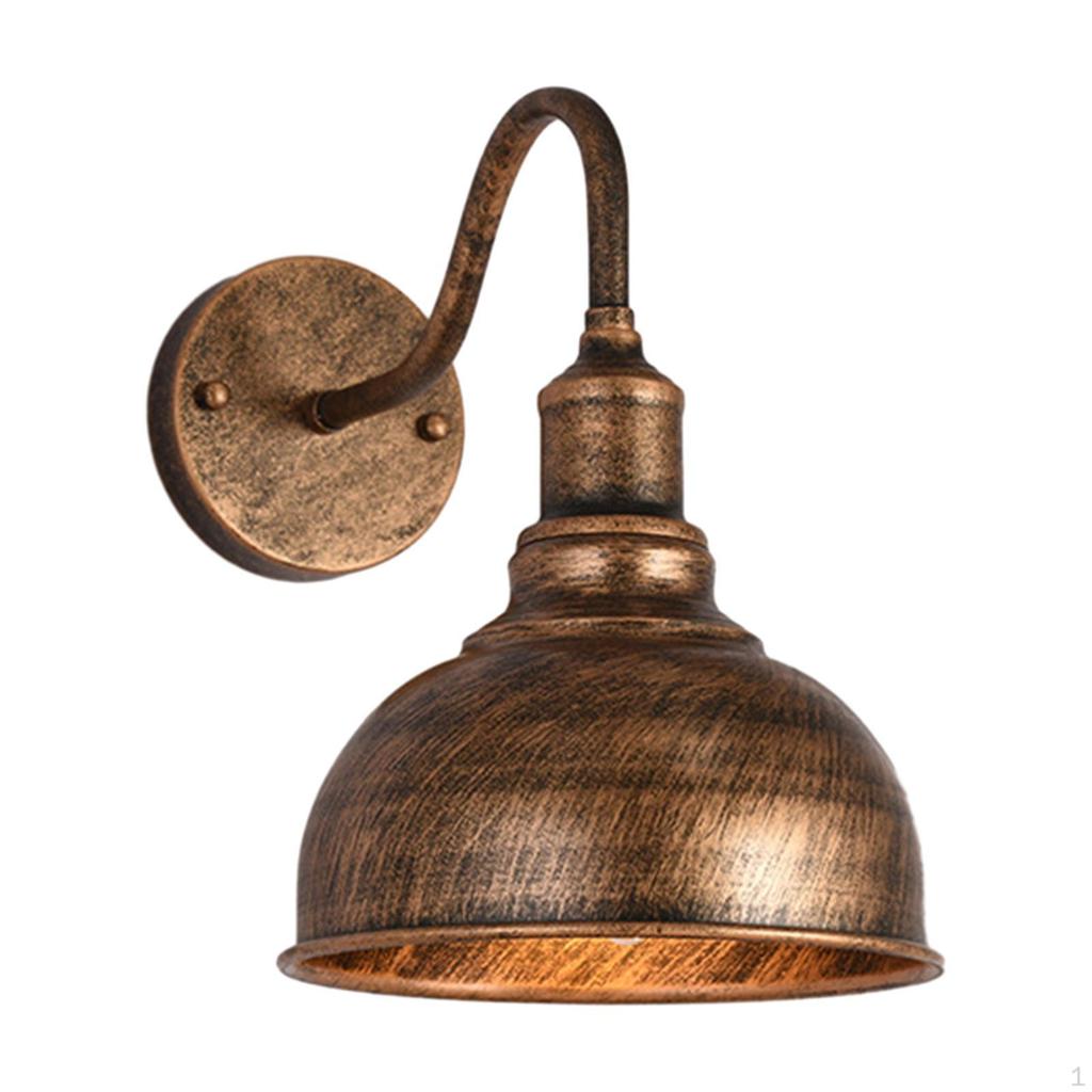 Elegant Metal Wall Sconce with E27 Lighting Fixture for Bedroom Decor