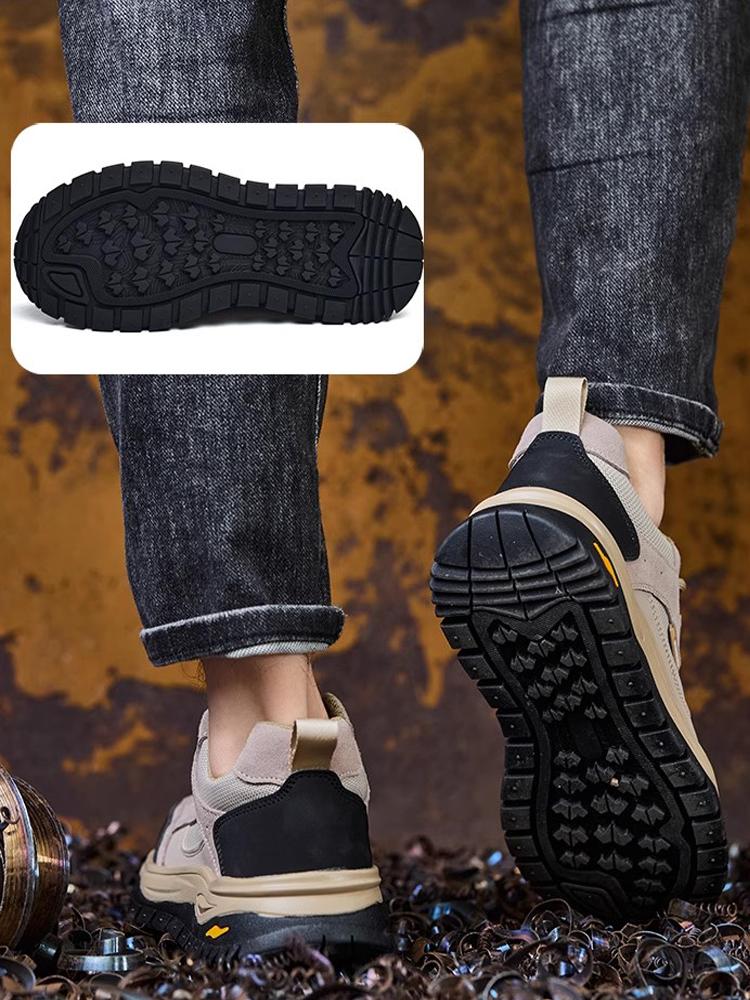 High quality Indestructible shoes Male Safety Shoes Anti-smash Anti puncture Working Sneakers Steel toe shoes Protection Boots