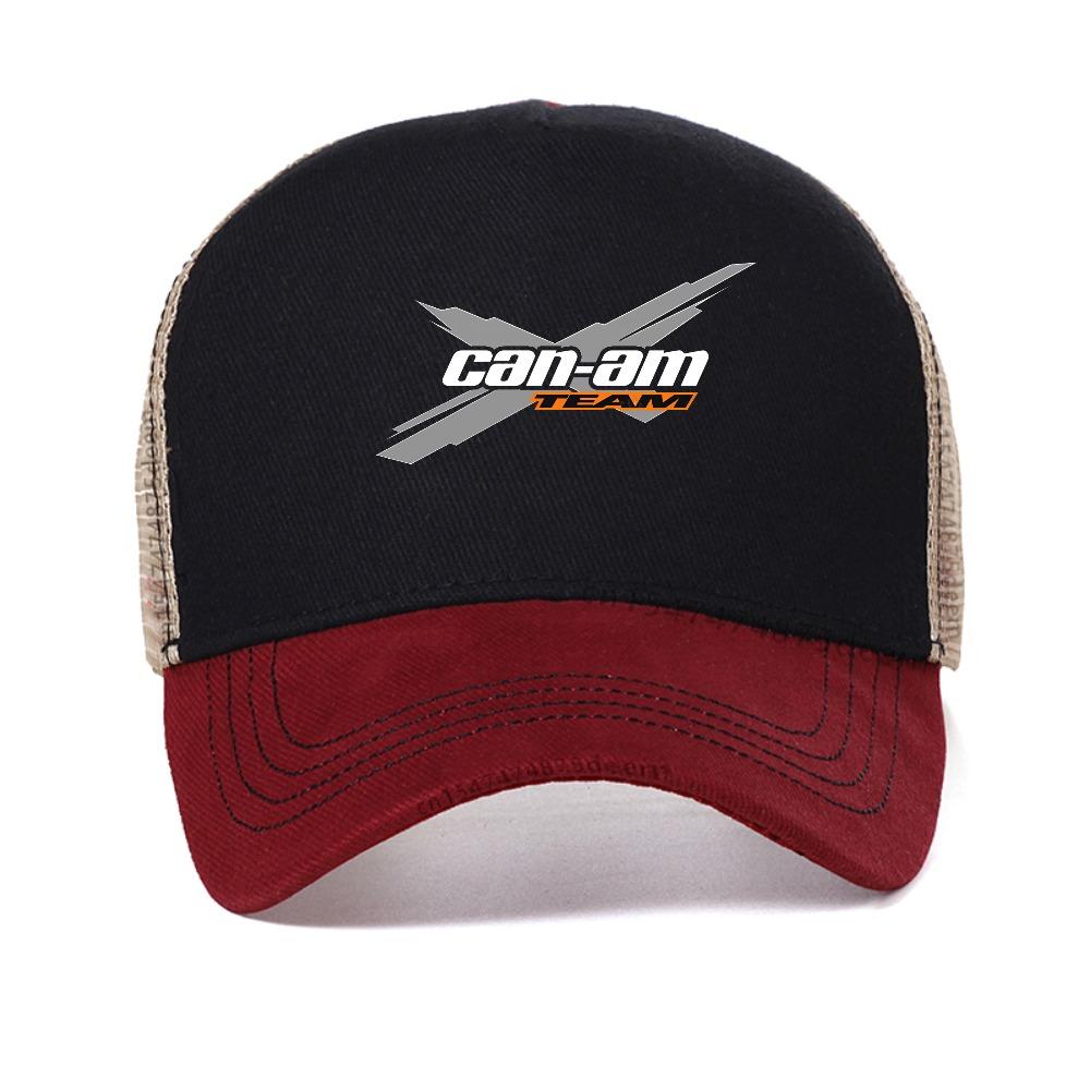 Can-Am Team Brp Atv Baseball Cap Breathable Men Moto Race Caps Adjustable Mesh Trucker Hats Breathable Snapback Hat