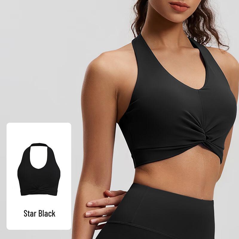 

Halter Back Sports Bra with Removable Pads