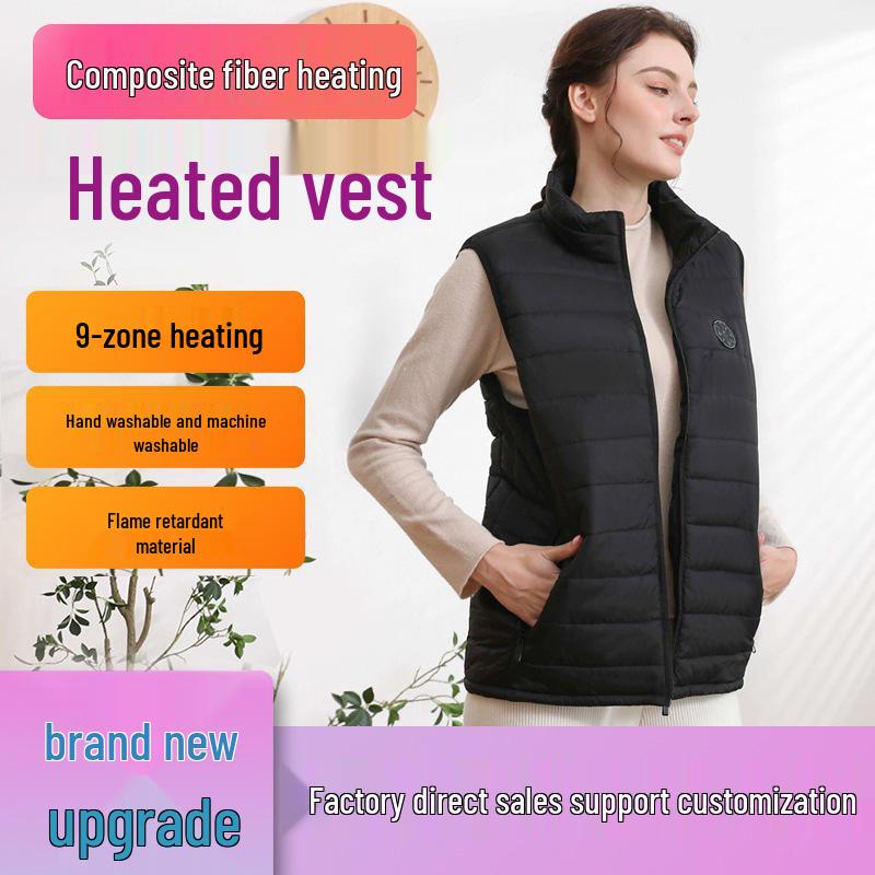 Unisex Smart Electric Heated Vest for Full-Body Warmth