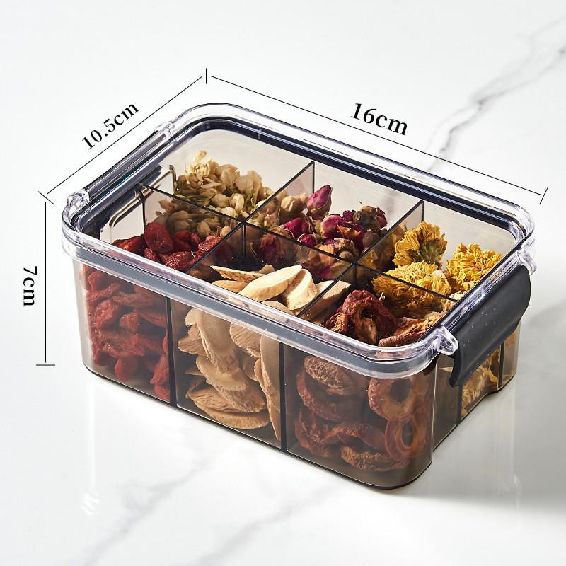 Transparent Plastic Food-Grade Storage Jar for Candy, Tea, Grains, and Cereal