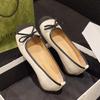 Fashion 2024 New Round Toe Casual Sports Shoes Women's Moccasin Summer Candy Color Flat Bow Decorated Ballet Flats Loaf Zapatos Mujer