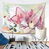 Vikama Puella Magi Madoka Magica Madoka Kaname Tapestry Cute Magical Girl Anime For Bedroom Dorm Live Stream Backdrop Decor