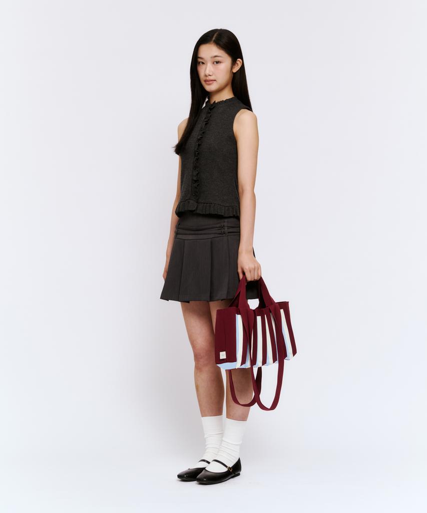 Pleatsmama New Mini Two-Way Bag Very Purple