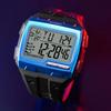 Men's Big Square Dial Digital Sport Watch Multifunction with Alarm Chronograph Week Resistant Repeater