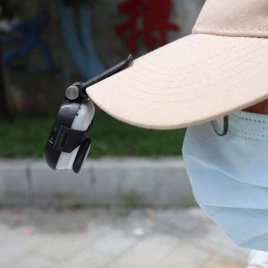 Action Camera Mount Adjustable Front Overhead Angles Snap-On Design Heat Dissipation Cut-Out Hat Brim Holder for Insta360 Go Ultra