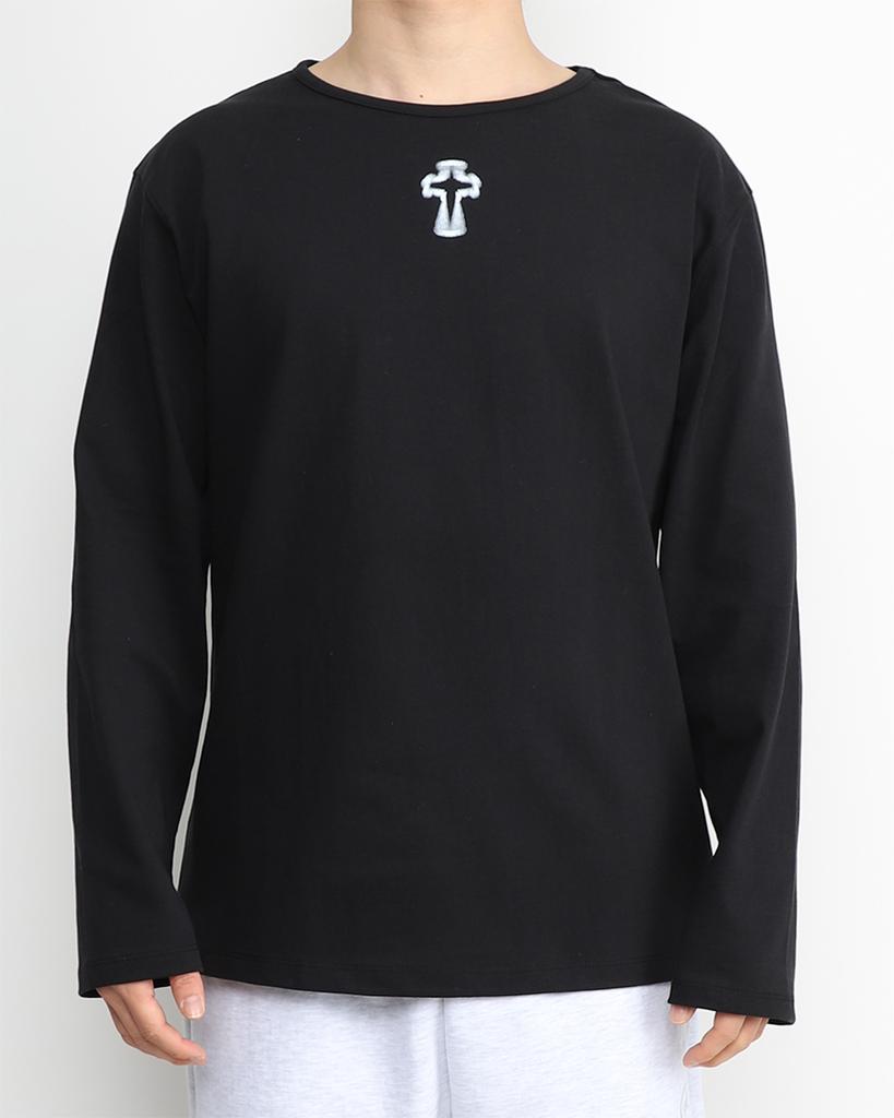 DOTON Cross Print Long Sleeve (Black)