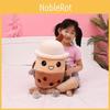 Tea Milk Pearl Plush Toy Cartoon Stuffed Doll Bedroom Decoration Gifts Kids