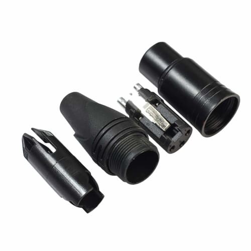 B Baosity XLR 3-Pin Male/Female Audio Connector