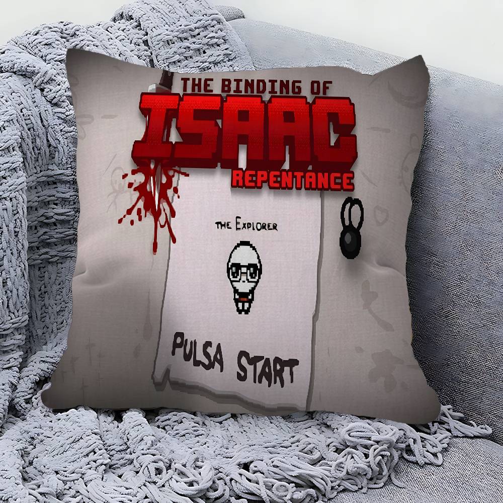 TThe Binding Of Isaac Anime Cushion Cover Pillow Cover Decor Pillowcase Printed Cushion Case for Couch