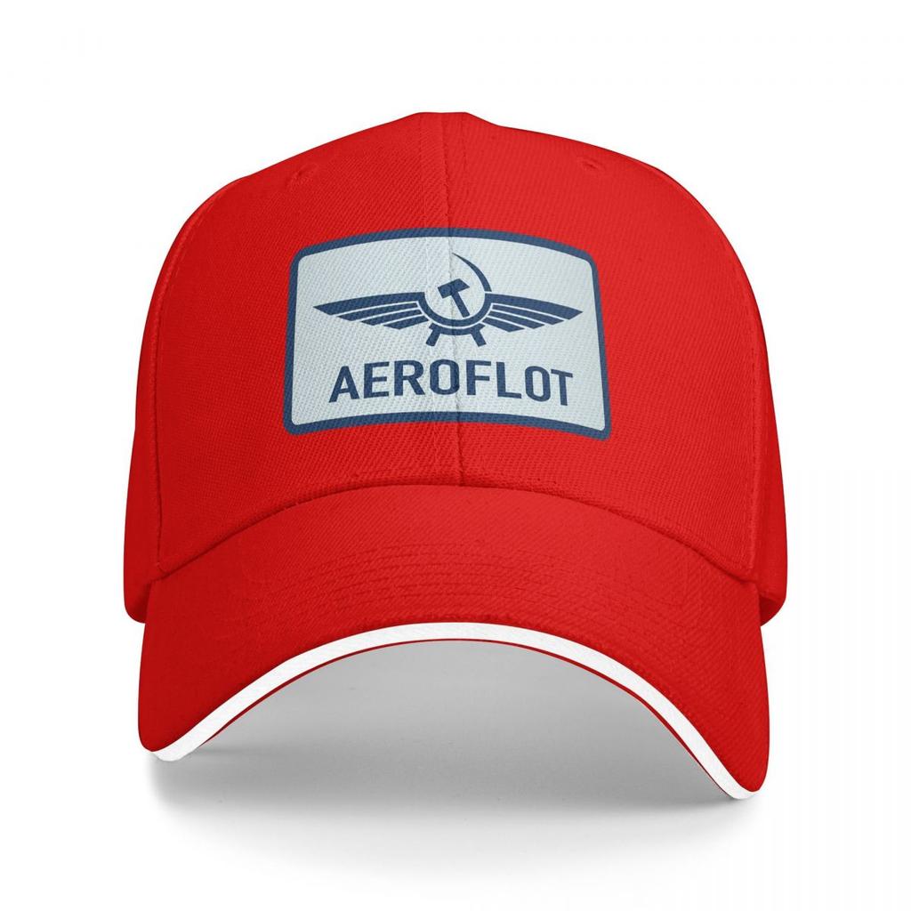 Unisex Baseball Hats Aeroflot Aviation Russe Pilote Aerospace Aviateur Outdoor Streetwear Sports Baseball Caps Cap Casquette Hat